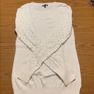 Express Sweater Embellished Arms